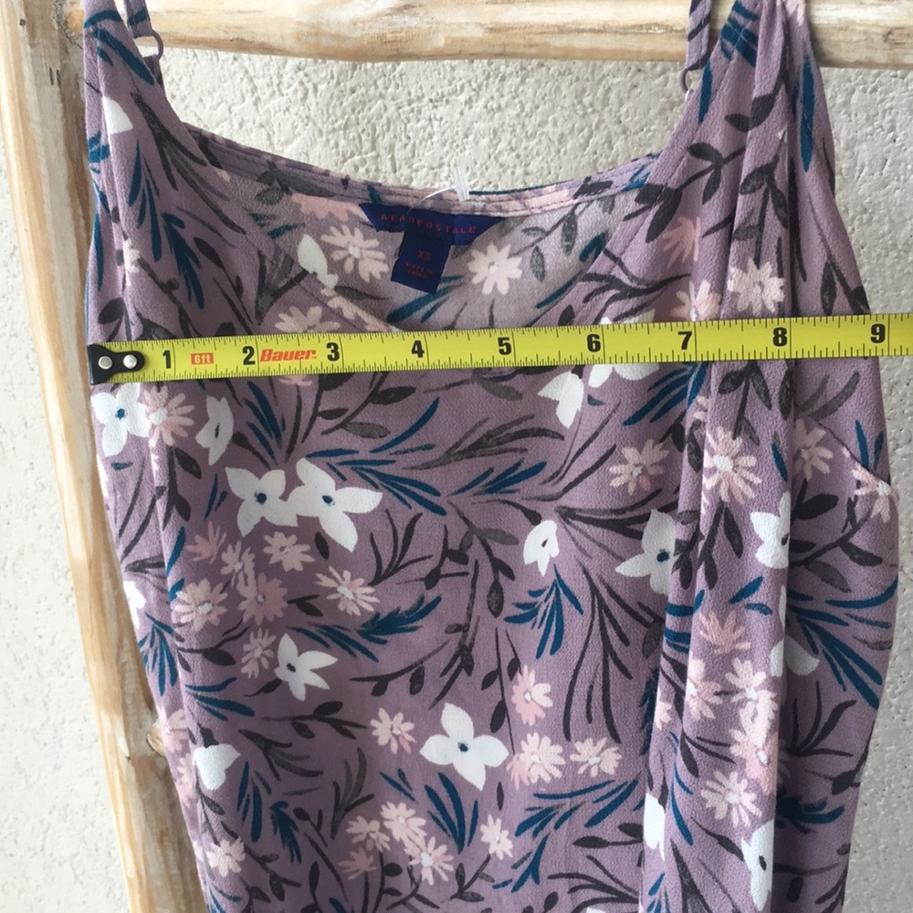 🛹 NWOT AEROPOSTALE FLORAL SLIP DRESS - Picture 5 of 6